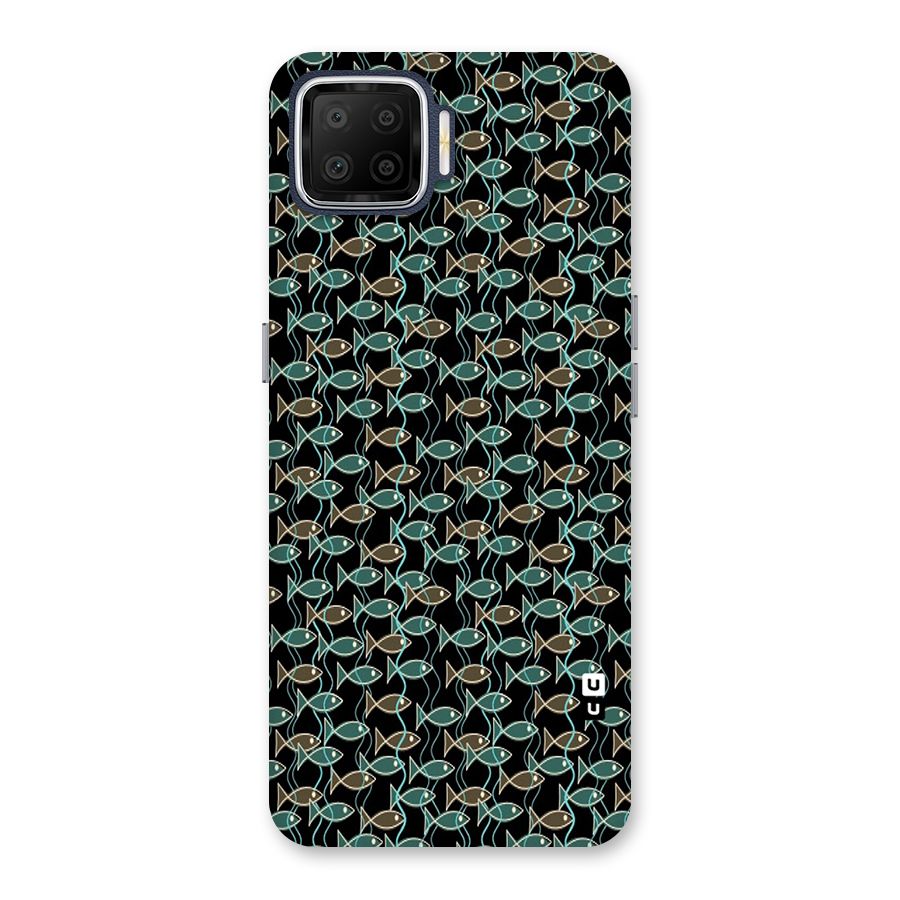 Animated Fishes Art Pattern Back Case for Oppo F17