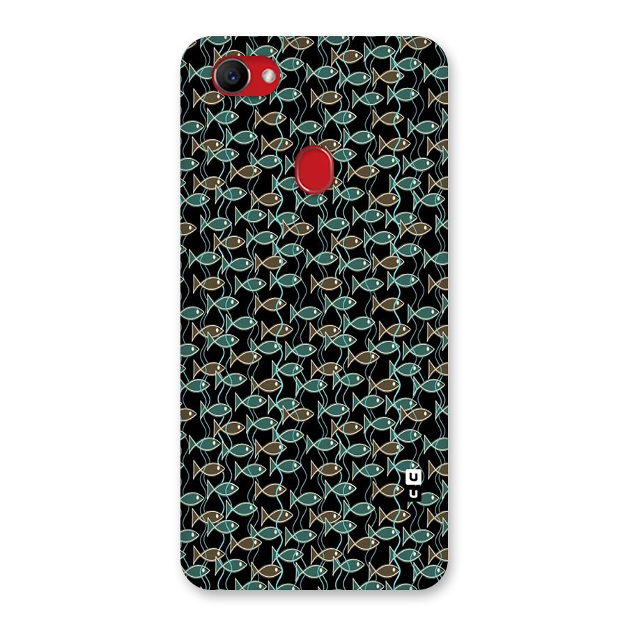 Animated Fishes Art Pattern Back Case for Oppo F7