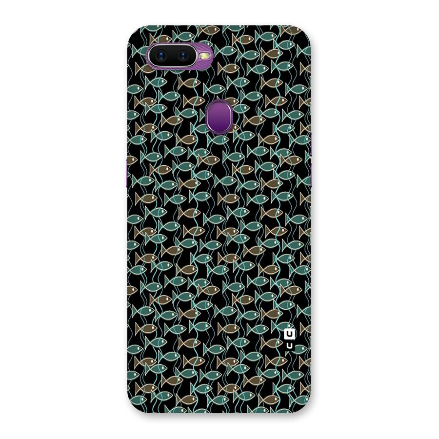 Animated Fishes Art Pattern Back Case for Oppo F9