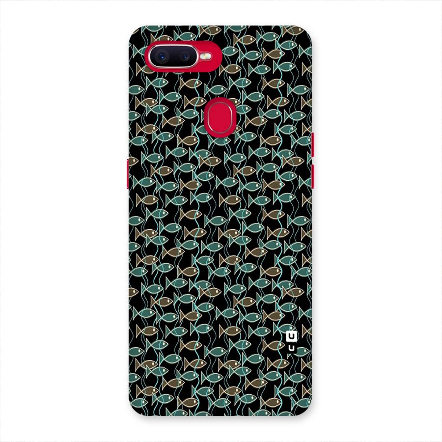 Animated Fishes Art Pattern Back Case for Oppo F9 Pro