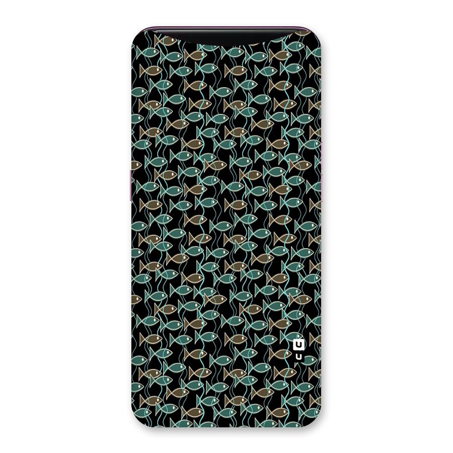 Animated Fishes Art Pattern Back Case for Oppo Find X