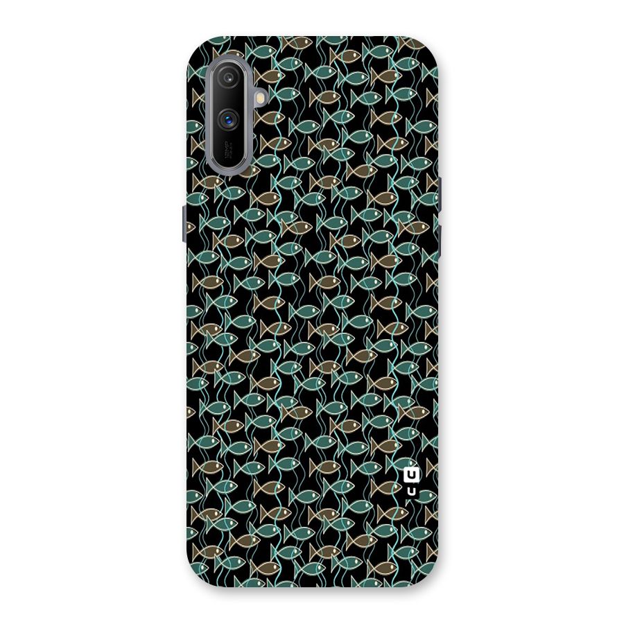 Animated Fishes Art Pattern Back Case for Realme C3