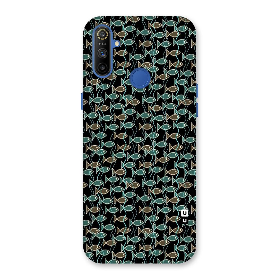 Animated Fishes Art Pattern Back Case for Realme Narzo 10A