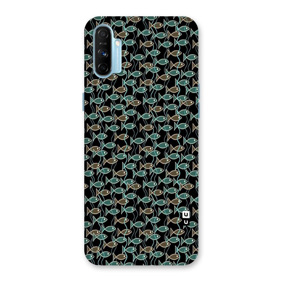 Animated Fishes Art Pattern Back Case for Realme Narzo 20A