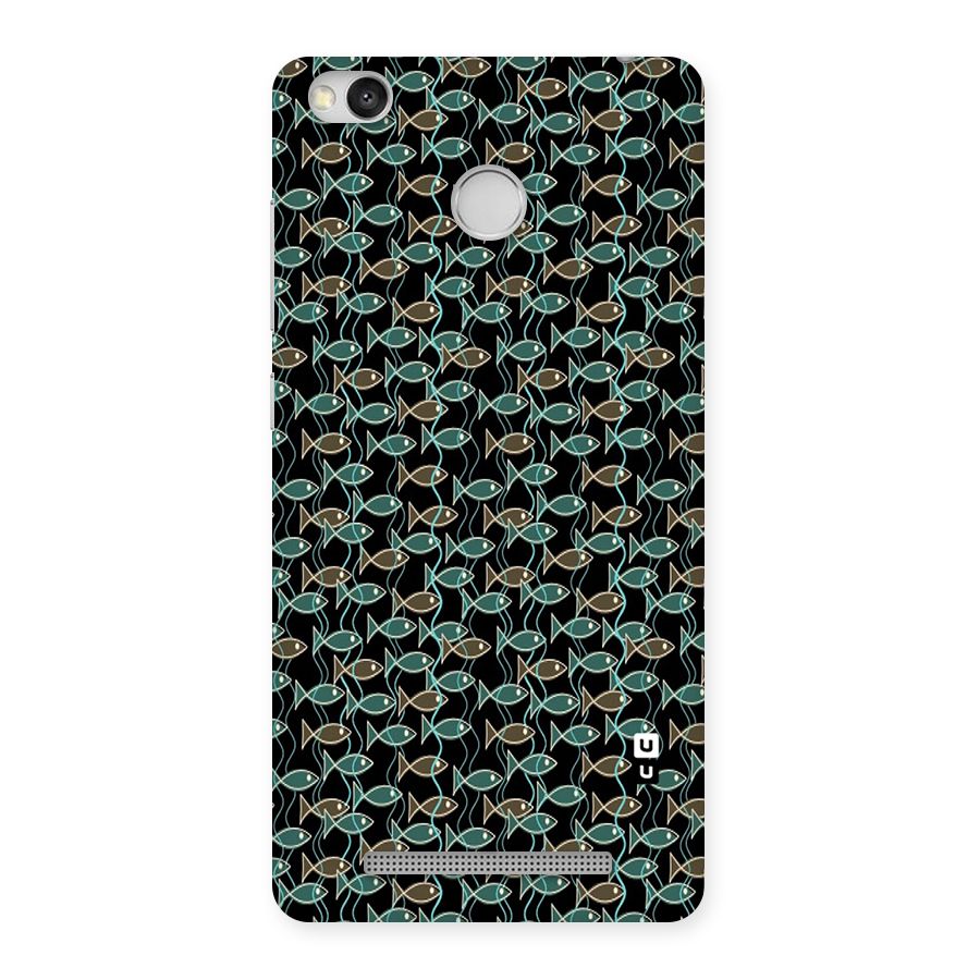 Animated Fishes Art Pattern Back Case for Redmi 3S Prime