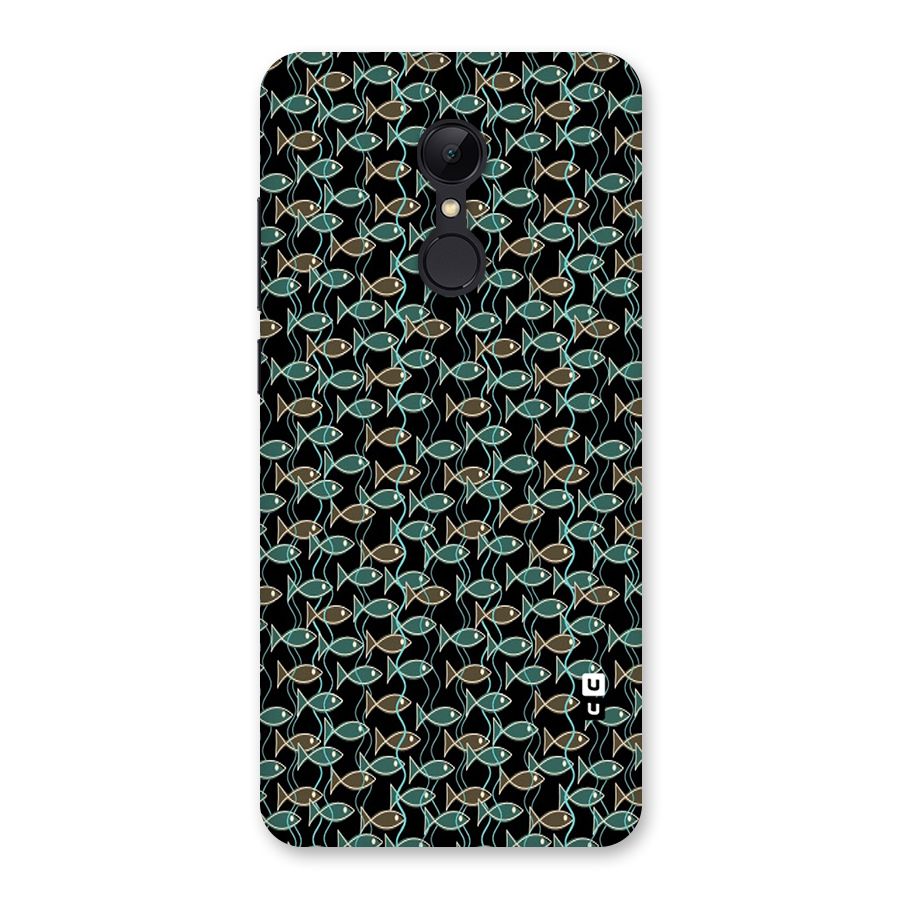 Animated Fishes Art Pattern Back Case for Redmi 5