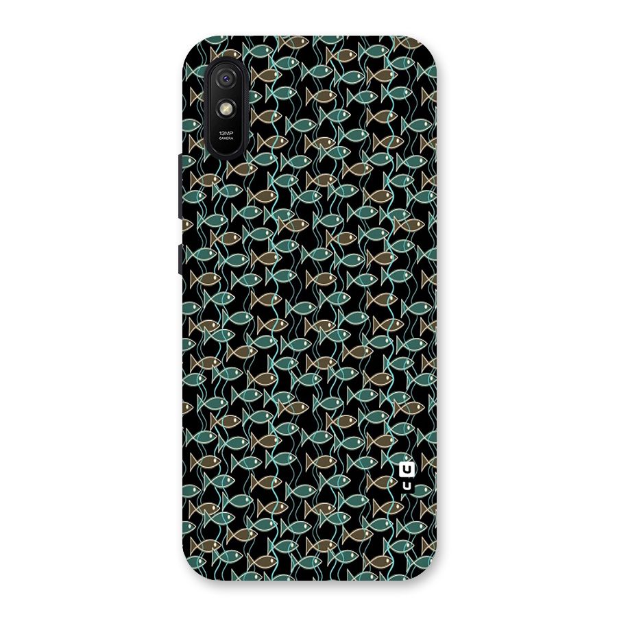 Animated Fishes Art Pattern Back Case for Redmi 9A