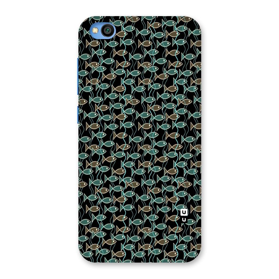 Animated Fishes Art Pattern Back Case for Redmi Go