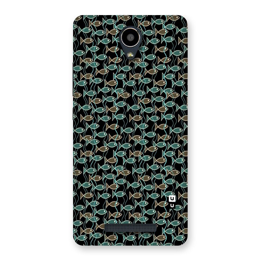Animated Fishes Art Pattern Back Case for Redmi Note 2
