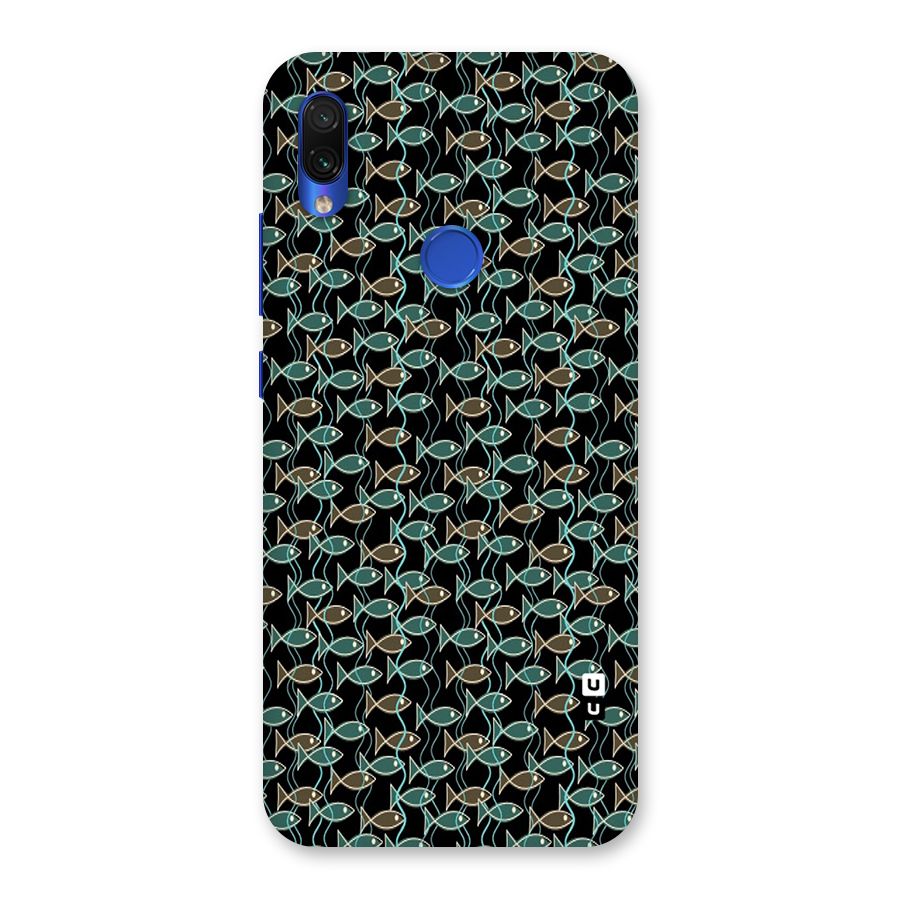 Animated Fishes Art Pattern Back Case for Redmi Note 7S