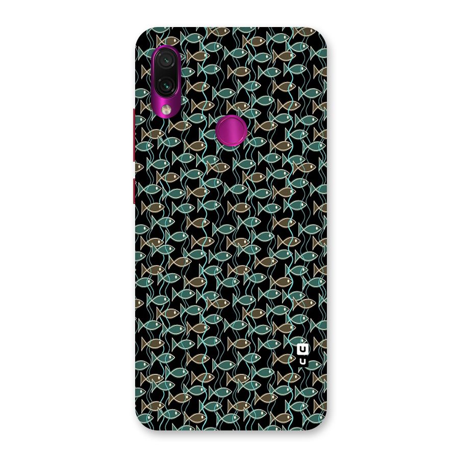 Animated Fishes Art Pattern Back Case for Redmi Note 7 Pro