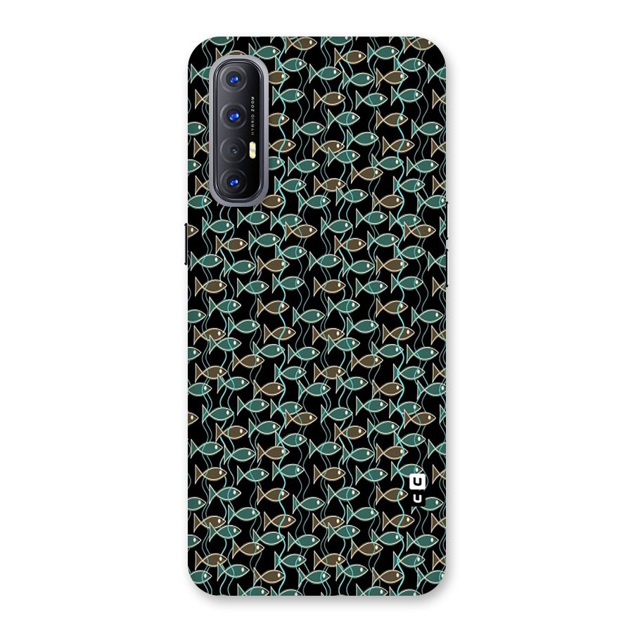 Animated Fishes Art Pattern Back Case for Reno3 Pro