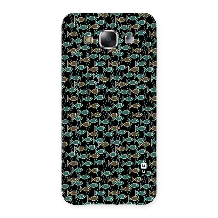Animated Fishes Art Pattern Back Case for Samsung Galaxy E5