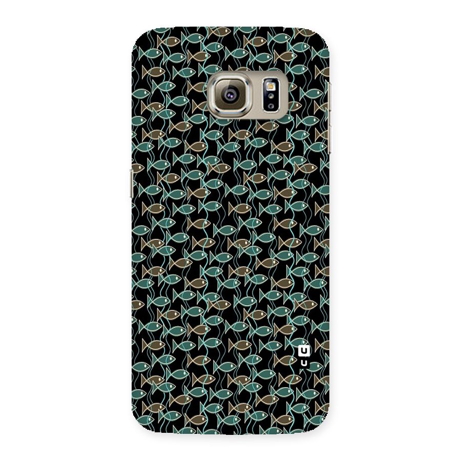 Animated Fishes Art Pattern Back Case for Samsung Galaxy S6 Edge