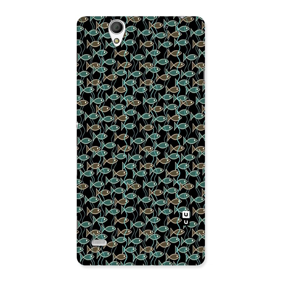 Animated Fishes Art Pattern Back Case for Sony Xperia C4