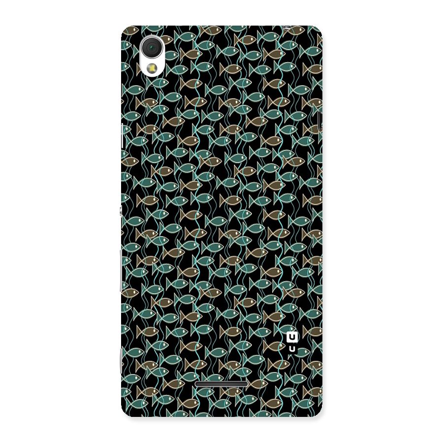 Animated Fishes Art Pattern Back Case for Sony Xperia T3