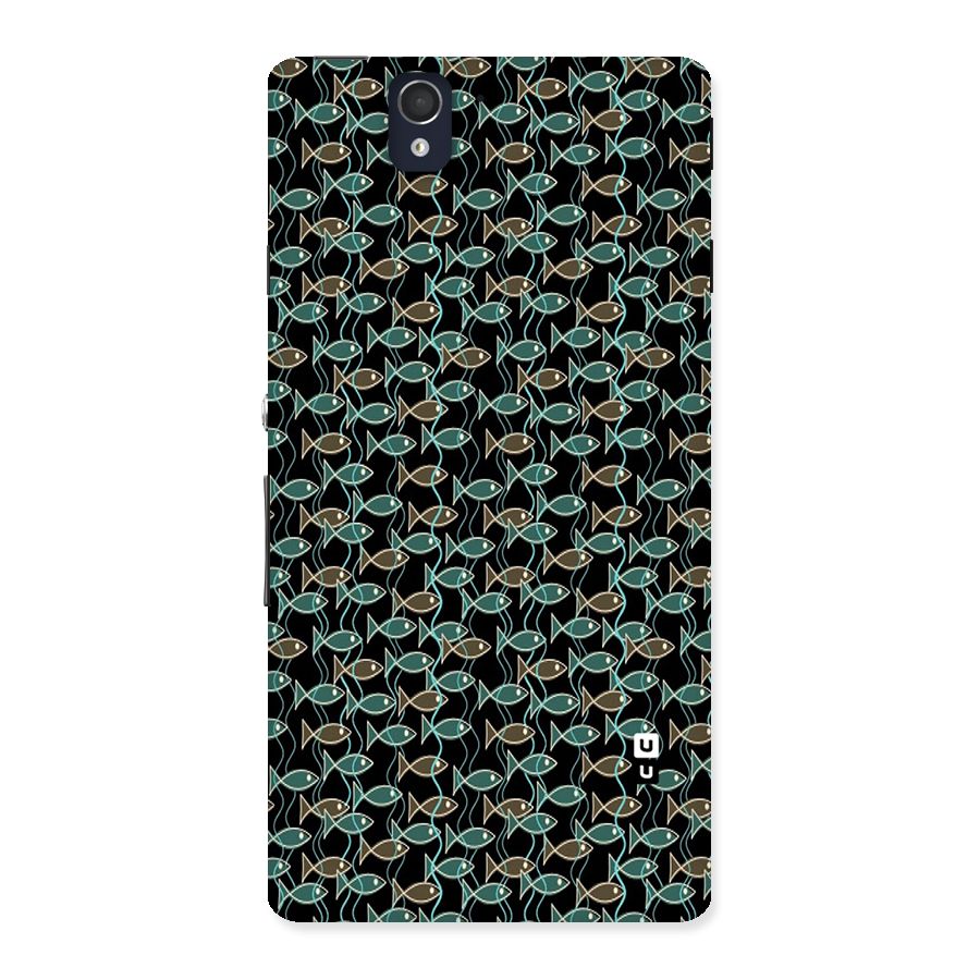 Animated Fishes Art Pattern Back Case for Sony Xperia Z