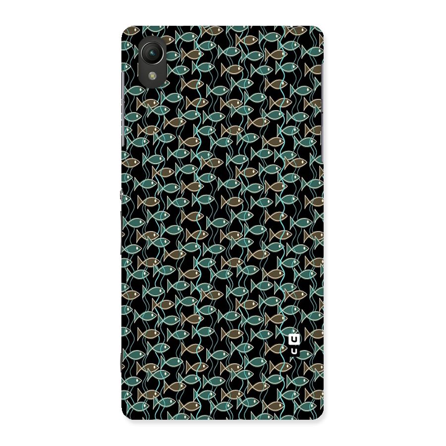 Animated Fishes Art Pattern Back Case for Sony Xperia Z2