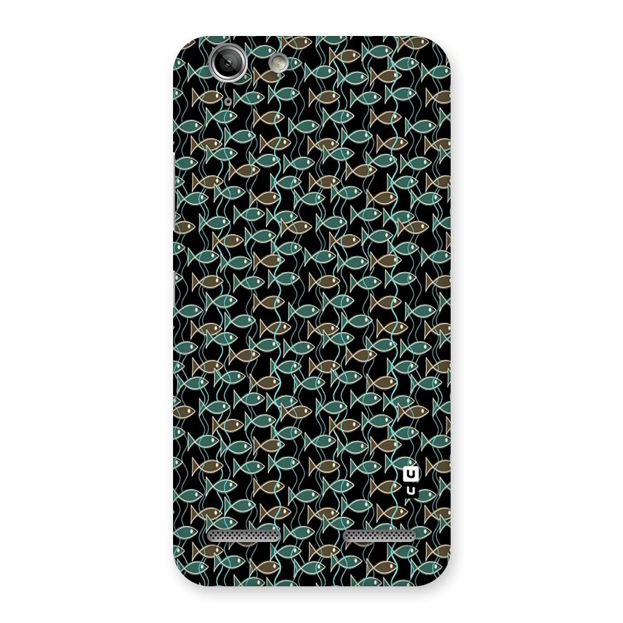 Animated Fishes Art Pattern Back Case for Vibe K5