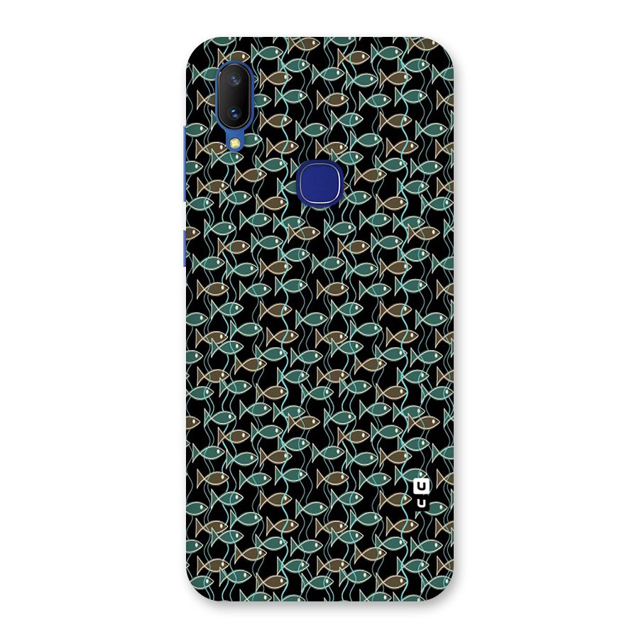 Animated Fishes Art Pattern Back Case for Vivo V11