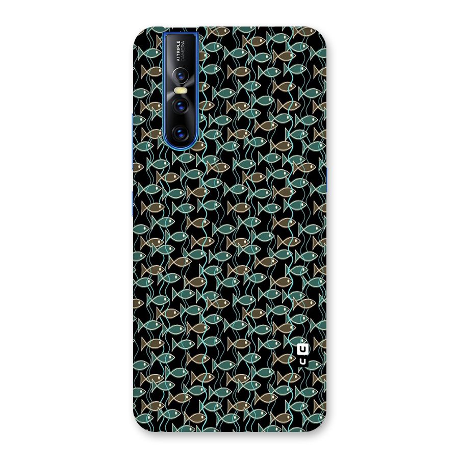 Animated Fishes Art Pattern Back Case for Vivo V15 Pro