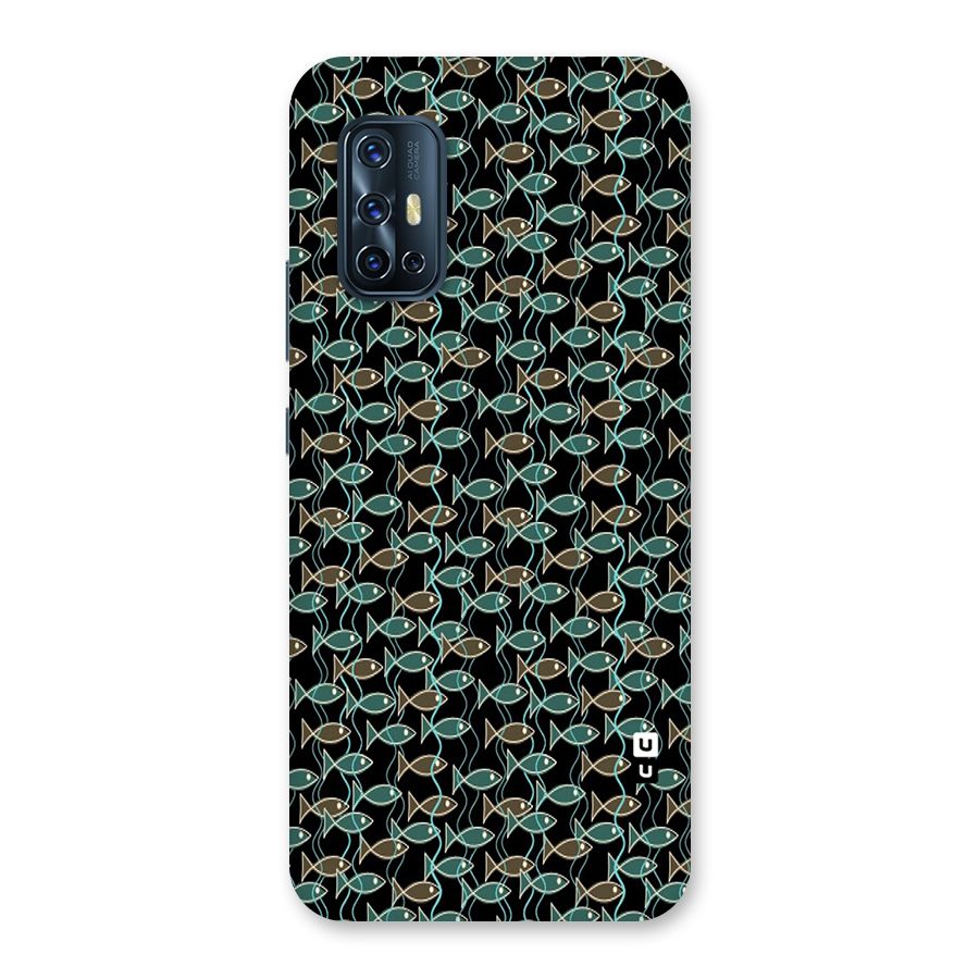 Animated Fishes Art Pattern Back Case for Vivo V17