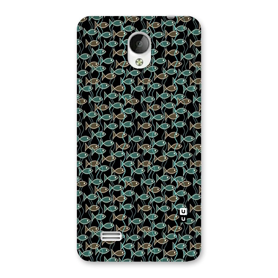 Animated Fishes Art Pattern Back Case for Vivo Y21