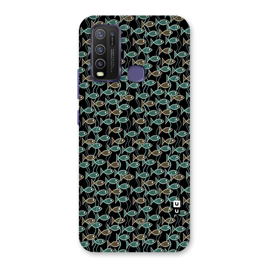 Animated Fishes Art Pattern Back Case for Vivo Y30
