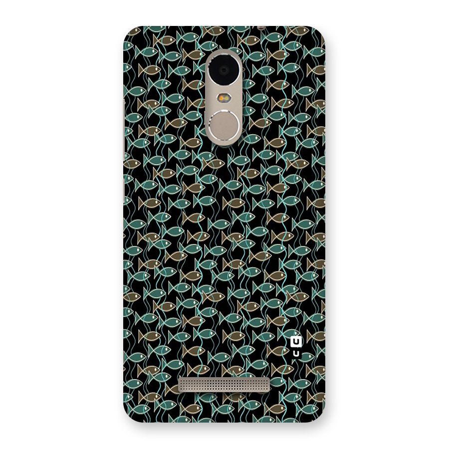Animated Fishes Art Pattern Back Case for Xiaomi Redmi Note 3