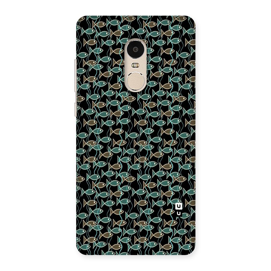 Animated Fishes Art Pattern Back Case for Xiaomi Redmi Note 4