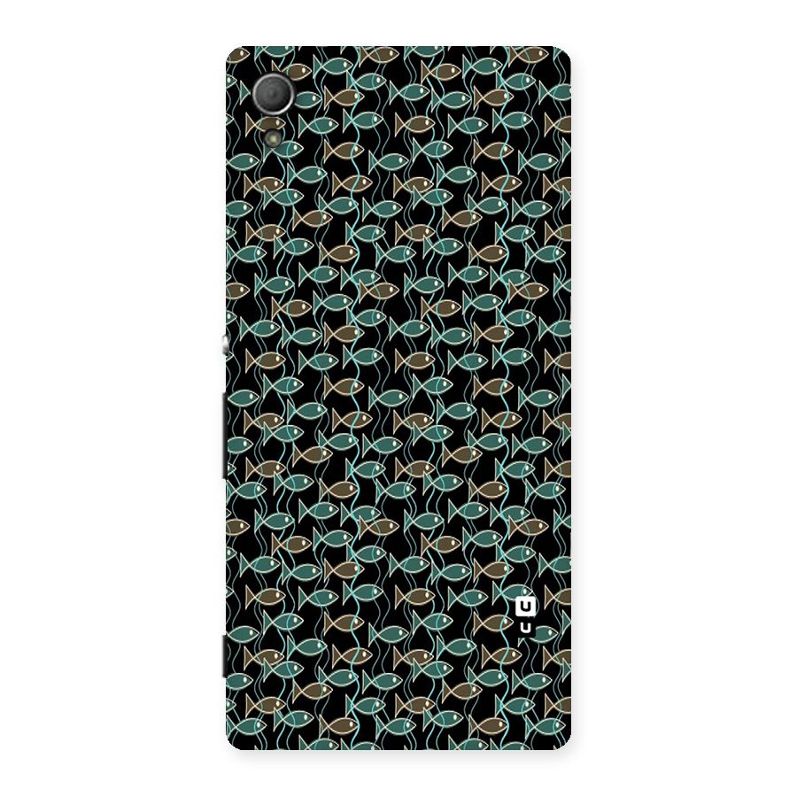 Animated Fishes Art Pattern Back Case for Xperia Z4