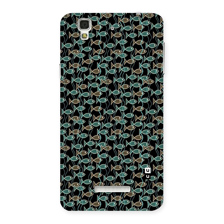 Animated Fishes Art Pattern Back Case for Yu Yureka