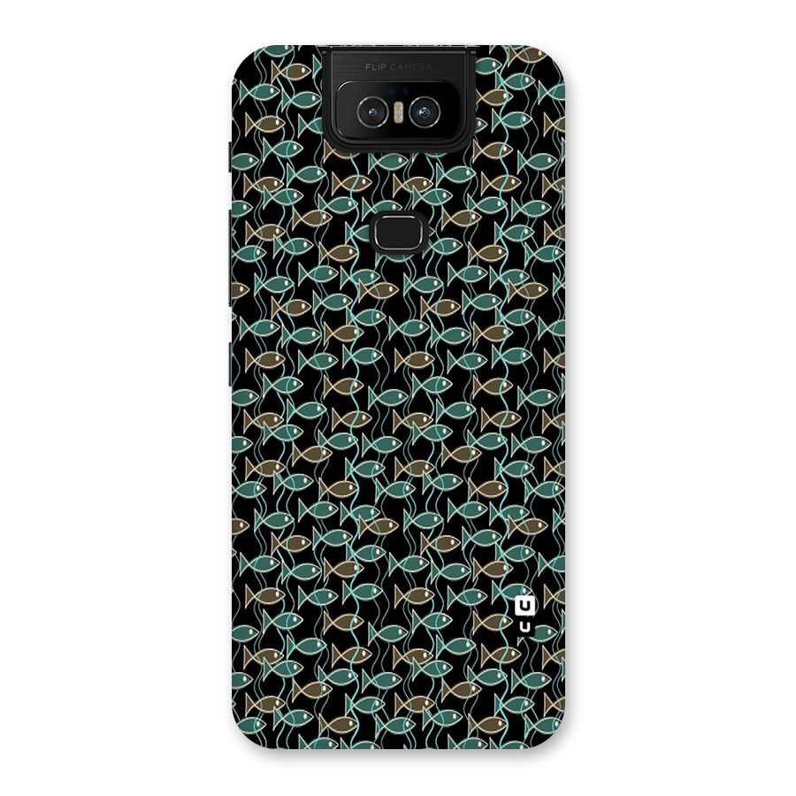Animated Fishes Art Pattern Back Case for Zenfone 6z