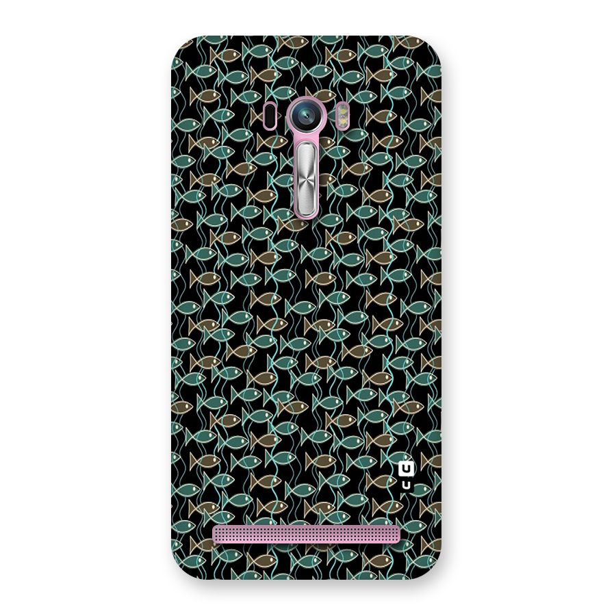 Animated Fishes Art Pattern Back Case for Zenfone Selfie