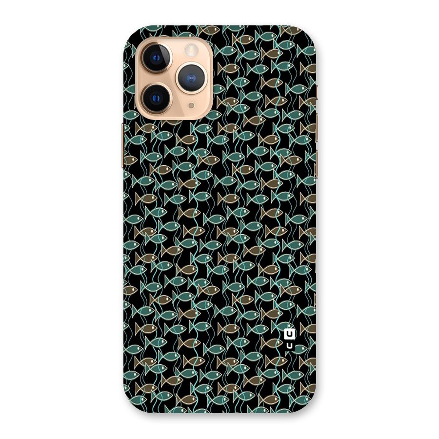 Animated Fishes Art Pattern Back Case for iPhone 11 Pro