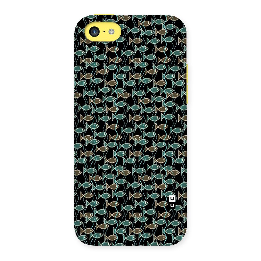 Animated Fishes Art Pattern Back Case for iPhone 5C