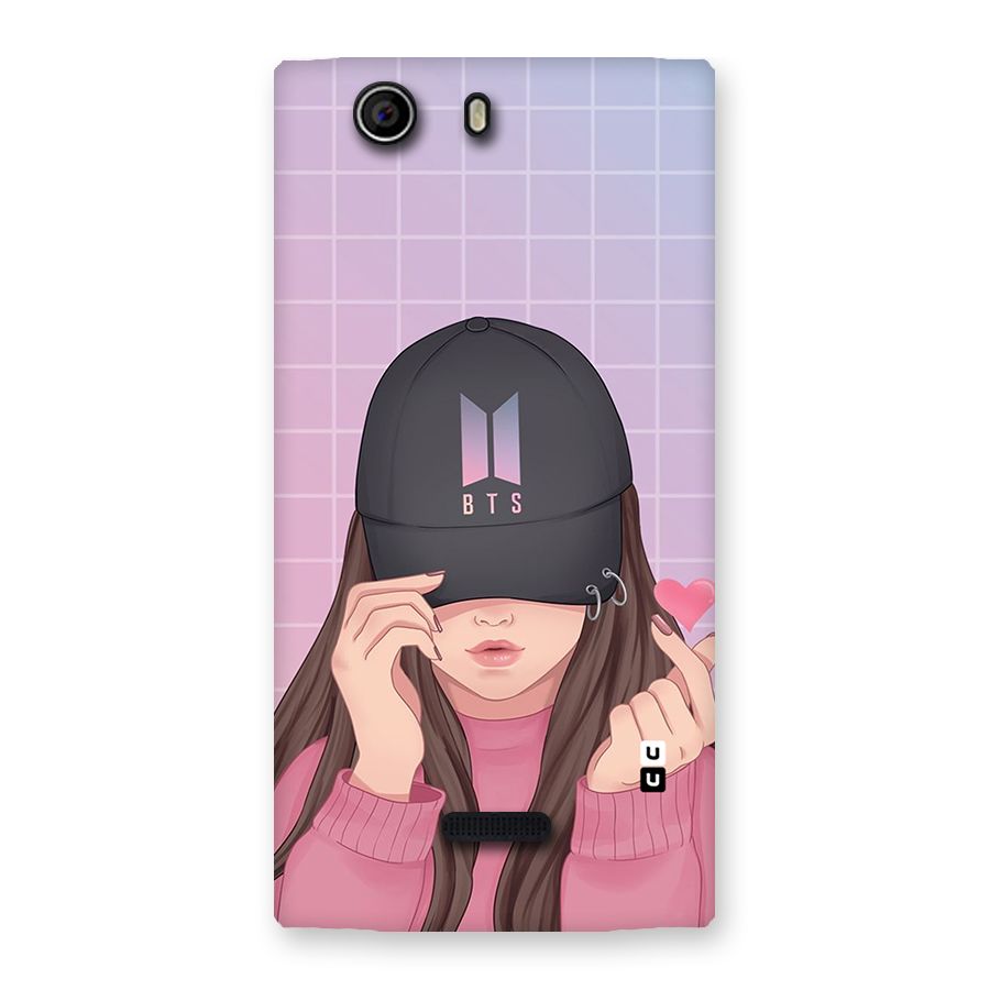 Anime Beautiful BTS Girl Back Case for Canvas Nitro 2 E311