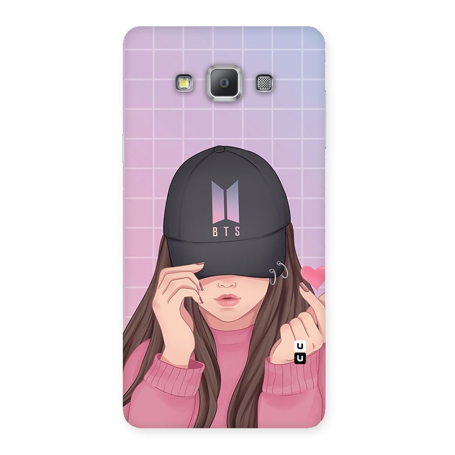 Anime Beautiful BTS Girl Back Case for Galaxy A7