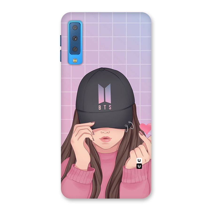 Anime Beautiful BTS Girl Back Case for Galaxy A7 (2018)