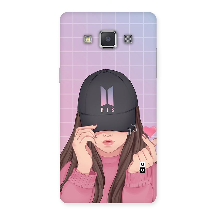 Anime Beautiful BTS Girl Back Case for Galaxy Grand Max