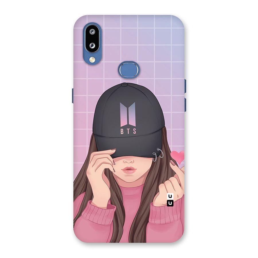 Anime Beautiful BTS Girl Back Case for Galaxy M01s