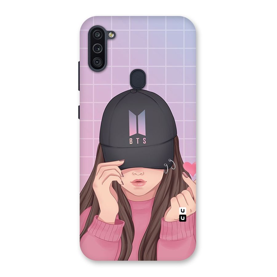 Anime Beautiful BTS Girl Back Case for Galaxy M11