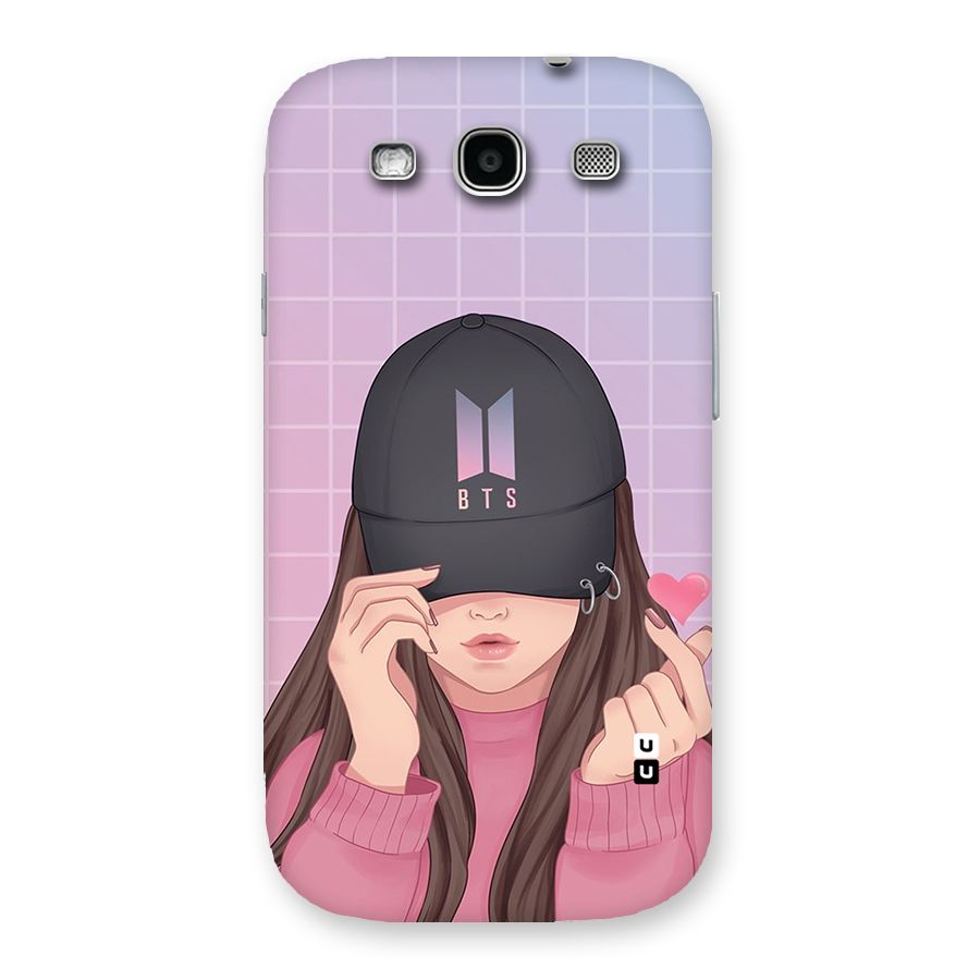 Anime Beautiful BTS Girl Back Case for Galaxy S3
