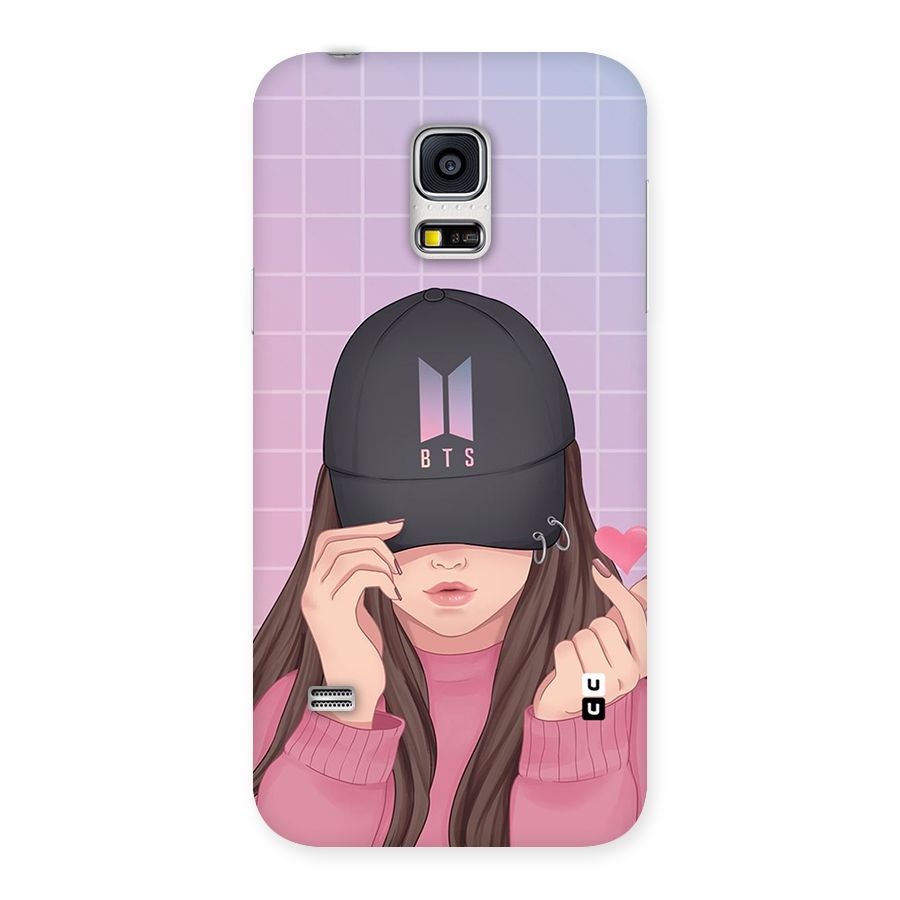 Anime Beautiful BTS Girl Back Case for Galaxy S5 Mini