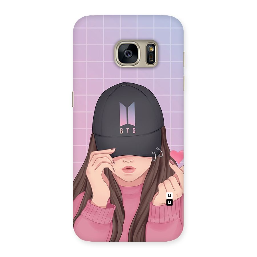 Anime Beautiful BTS Girl Back Case for Galaxy S7