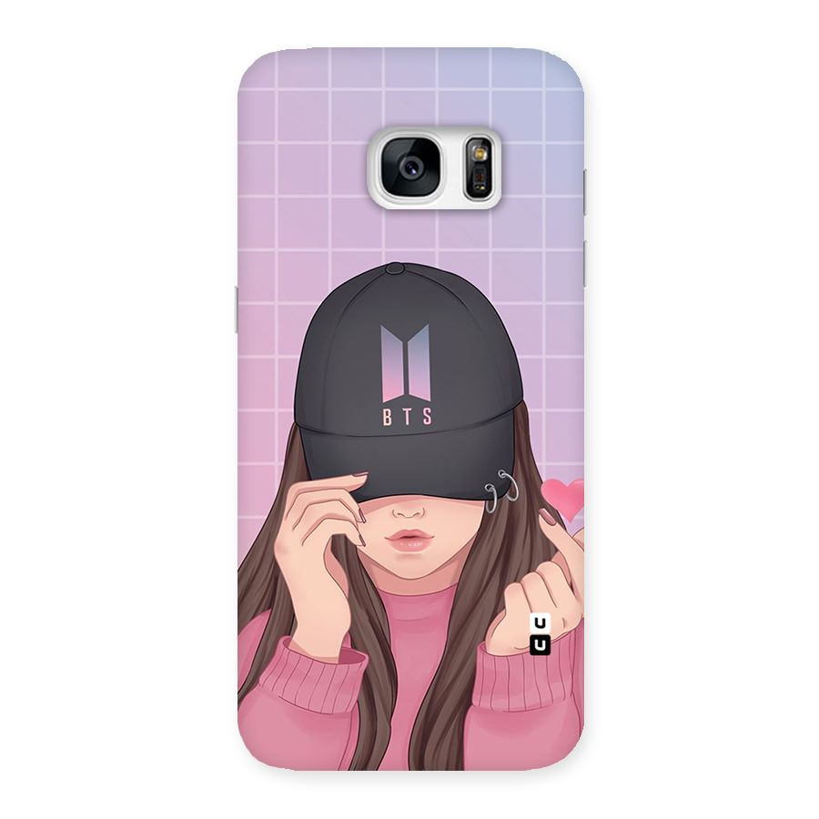 Anime Beautiful BTS Girl Back Case for Galaxy S7 Edge