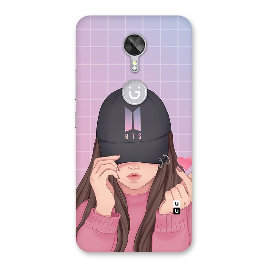 Anime Beautiful BTS Girl Back Case for Gionee A1