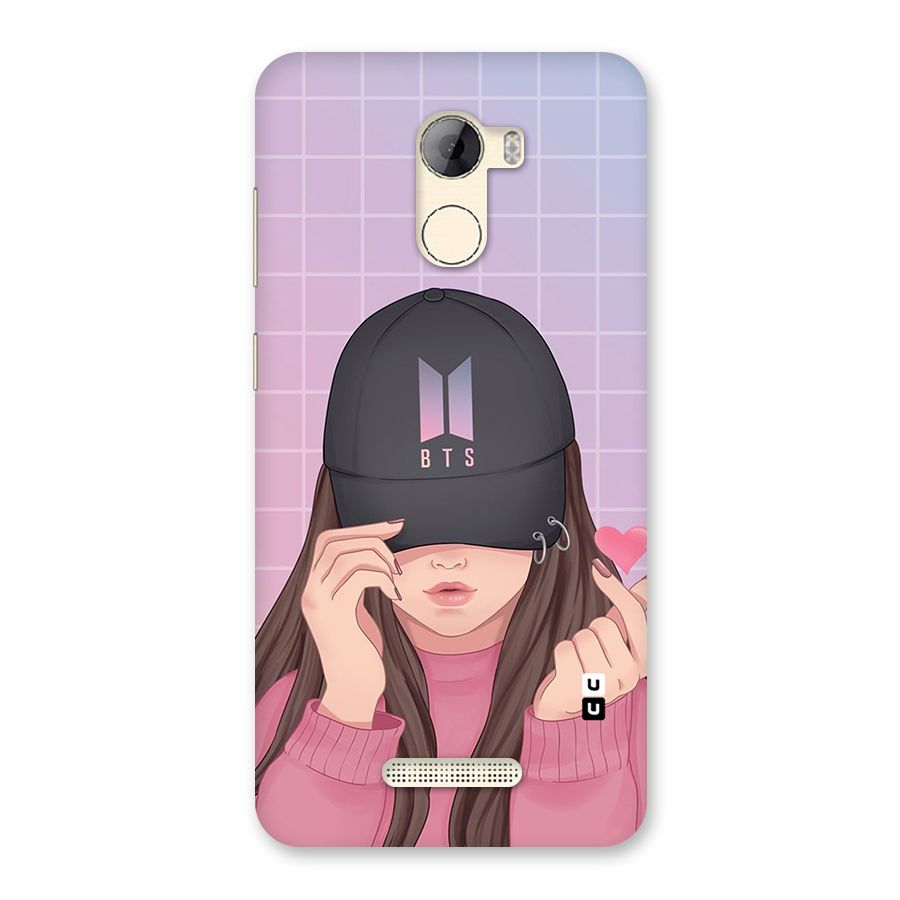 Anime Beautiful BTS Girl Back Case for Gionee A1 LIte