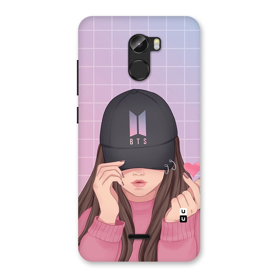 Anime Beautiful BTS Girl Back Case for Gionee X1