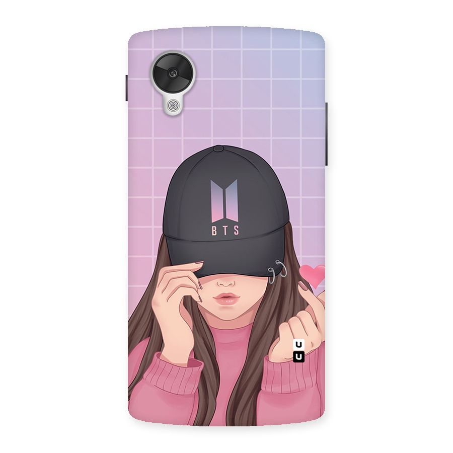 Anime Beautiful BTS Girl Back Case for Google Nexsus 5